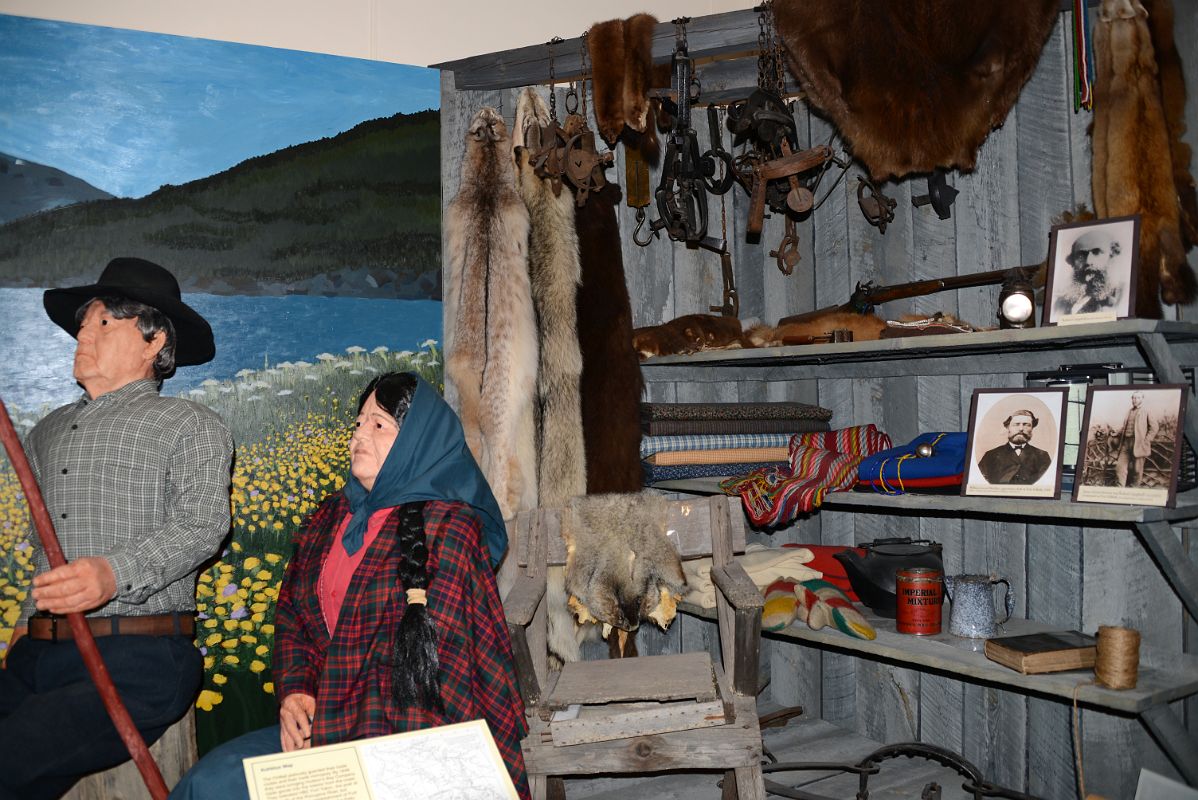 03G Display Of Traps And Furs And Other Artifacts At Dawson City Yukon Museum